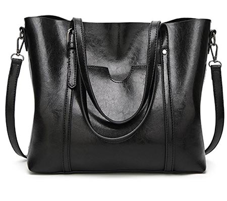  7.LoZoDo Women Top Handle Satchel Handbags Shoulder Bag Tote Purse.