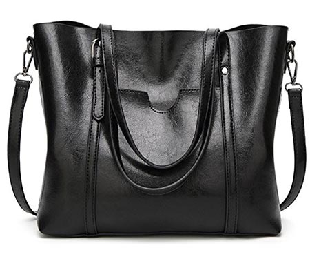 7.LoZoDo Women Top Handle Satchel Handbags Shoulder Bag Tote Purse.