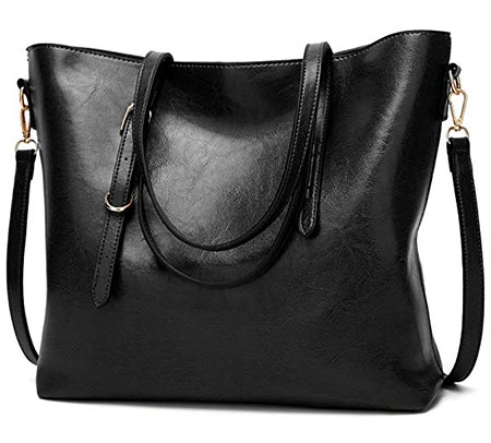  6.Women’s Designer Satchel Purses and Handbags Ladies Tote Bags Shoulder Bags by AILLOSA.