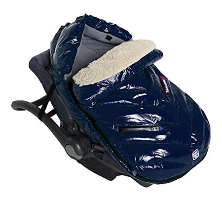 5 7AM Enfant Polar Igloo Baby Bunting Bag Adaptable for Strollers, Oxford Blue, Medium 