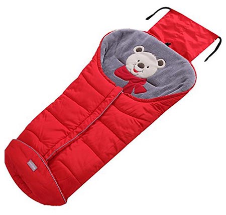 6 Fairy Baby Universal Baby Stroller Bunting Bag Cartoon Bear Polyester