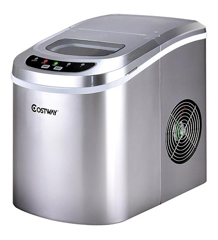 8. Costway Portable Compact Electric Ice Maker Machine