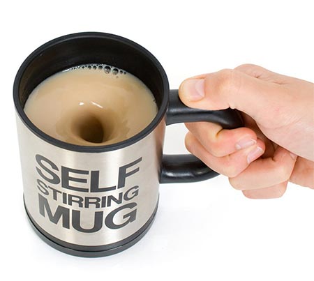 8. theGizmoMart Self Stirring Coffee or Tea Mug Cup
