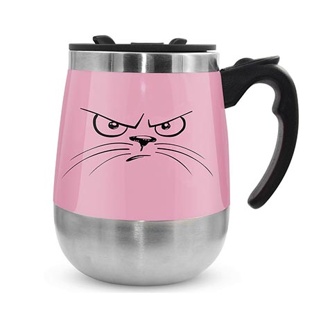 2. LEADNOVO Self stirring mug