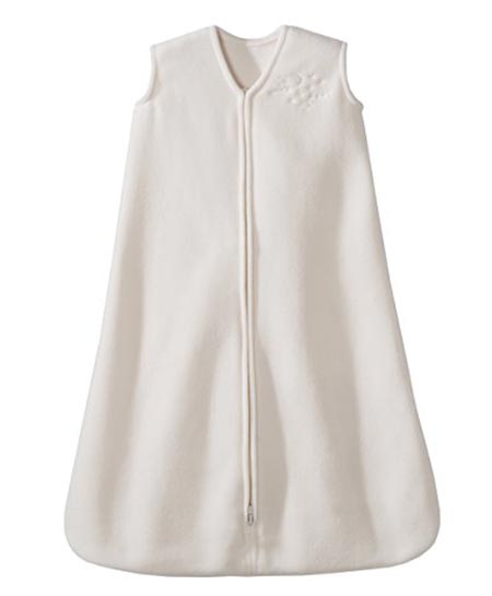 1 HALO SleepSack Micro-Fleece Wearable Blanket, Cream, Medium