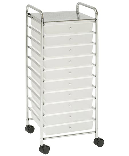 1. Seville Classics She16210 15.51-Inch By15.4-Inch by 38.2-Inch 10 Drawer Organizer