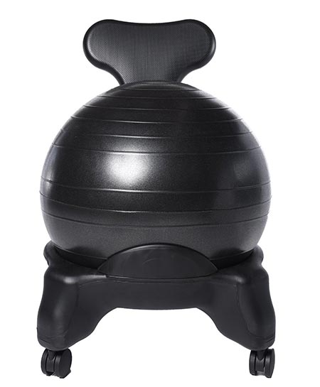 7 Ivation Balance Exercise Ball Chair – Office-Size 60mm/2.5
