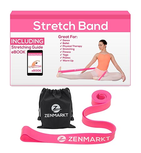 9. Denmark Stretch Band For Ballet, Fitness & Workout | Natural Rubber Latex Stretching Band For Enhanced Flexibility & Strength | Heavy Duty Ballet Barre Leg Stretcher Band For Dancers & Athletes