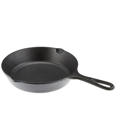 2. Lodge L5SK3 Pre-Seasoned Cast-Iron 8-Inch Skillet