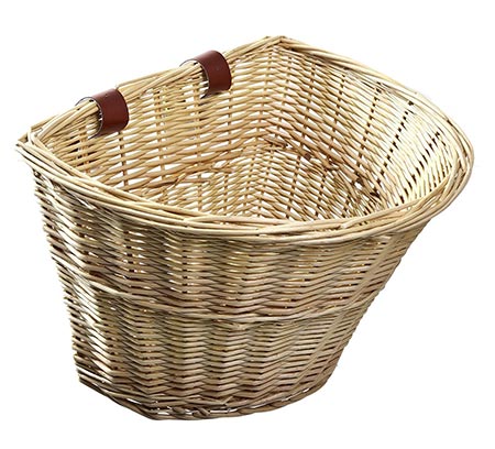 8. ProSource Wicker Front Bike Basket