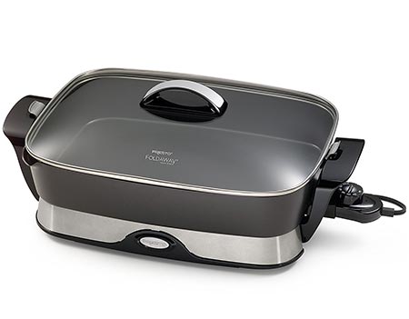 12. Presto 06857 16-inch Electric Foldaway Skillet