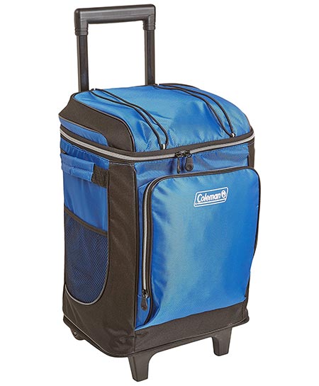 10. Coleman 42-Can Wheeled Soft Cooler With Hard Liner