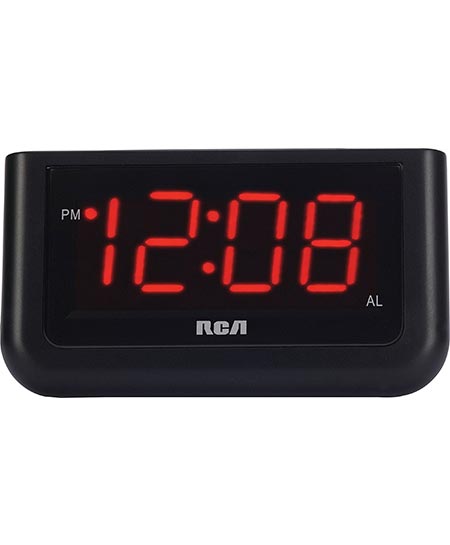 1. RCA Digital Alarm Clock with Large 1.4