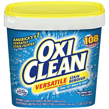 5. OxiClean Versatile Stain Remover, 5 Lbs