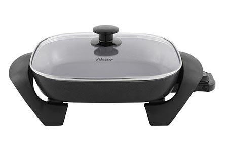 10. Oster Titanium Infused DuraCeramic Electric Skillet