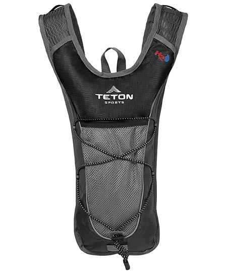 2. Teton Sports Trailrunner 2 Liter Hydration Backpack; Perfect for Trail Running, Cycling, Hiking, and Climbing; BPA Free; 2L Water Bladder Keeps You Cool When You’re Outdoors