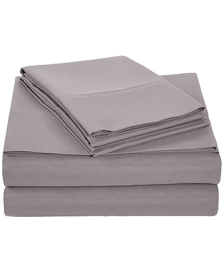 2. AmazonBasics Microfiber Sheet Set