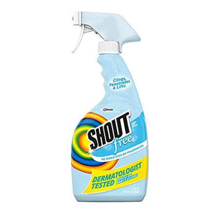 11. Shout Free Laundry Stain Remover, Trigger, 22 Fl. Oz.