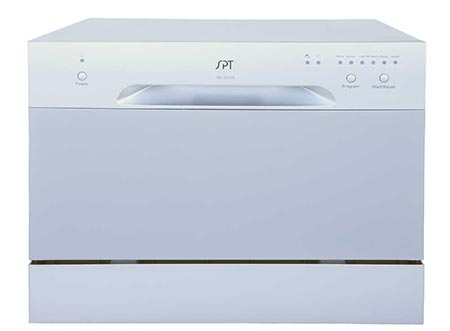 7. SPT SD-2213S Countertop Dishwasher, Silver