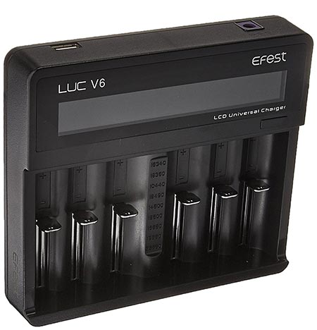 7.Efest 4213 LUC V6 6 Bay Multi-functional Charger