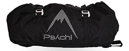 2. Psychi Rock Climbing Rope Bag with Ground Sheet Buckles and Carry Straps
