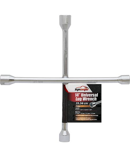 3. Gorilla Automotive LW1 Fold-down 4-way Lug Wrench