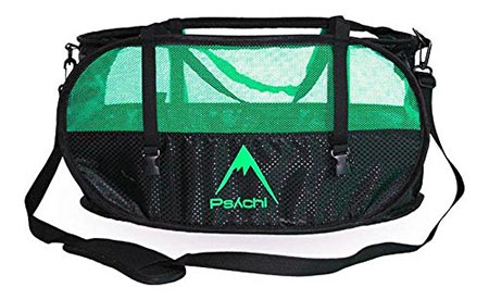 5. Psychi Climbing Rope Belay Bag Bucket with carrying Straps and Gear Loops