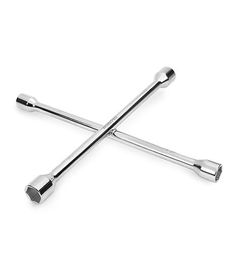 5. Performance Tool W1, Black 20” SAE/Metric 4-Way Cross Lug Wrench 