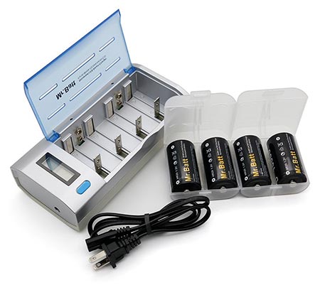 10. Mr. Batt Universal C D 9V AAA AA Battery Charger