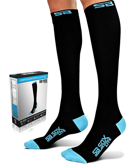 11. SB SOX Lite Compression Socks (15-20mmHg) for Men & Women