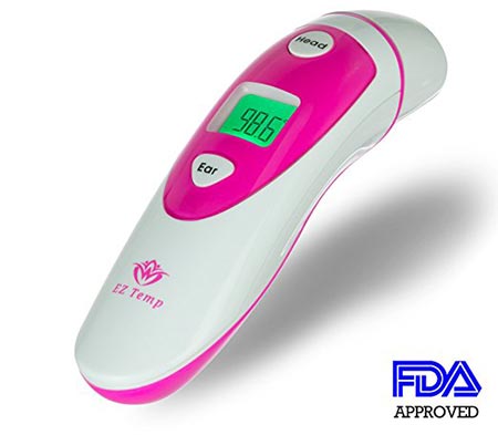 10. EZ Temp Medical Forehead & Ear Thermometer