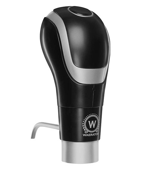 2. Waerator WA-A01-BK Instant Aeration & Decanter Electric Wine Aerator