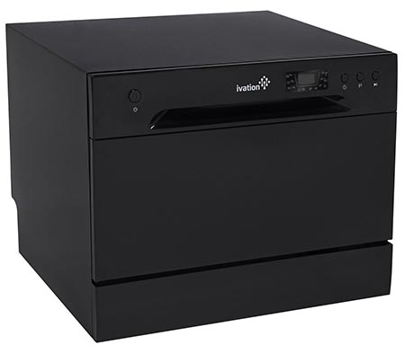 4. Ivation Portable Dishwasher – Countertop Small Compact Dishwasher