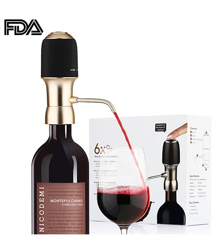 5. Weekend fun Electric Wine Aerator Dispenser Pump Decanter