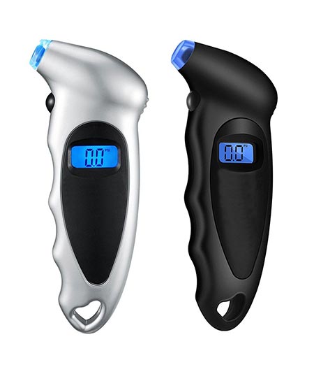 7. ILamourCar 2 Pack Digital Tire Pressure