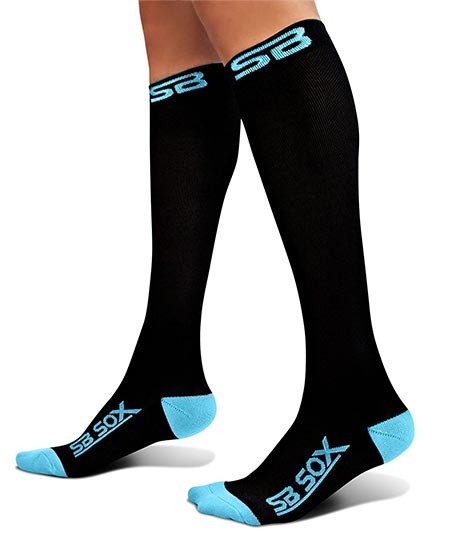 3. SB SOX Compression Socks (20-30mmHg) for Men & Women