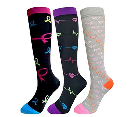 7. Compression Socks For Men & Women - 3/6 Pairs