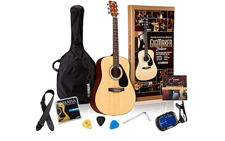 8. Yamaha Gigmaker Deluxe Acoustic Guitar