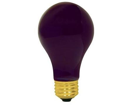 10. BLACK LIGHT 75 WATTS A19 UV LIGHT BULB