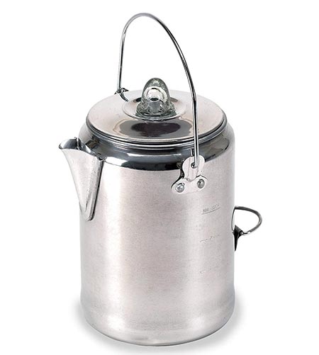 2. Stansport Aluminum Percolator Coffee Pot