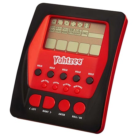 2. Hasbro Yahtzee Handheld Digital Game