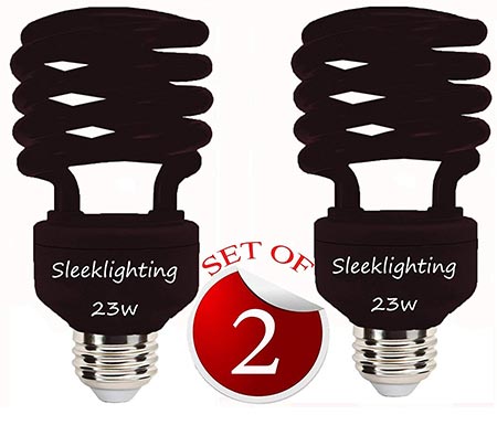 2. SleekLighting 23 Watt T2 BLACK Light