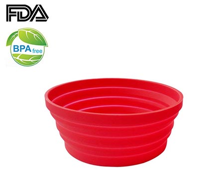 1. Ecoart Silicone Expandable Collapsible Bowl
