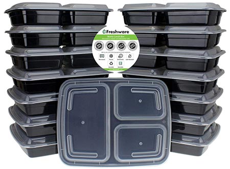 2. Freshware Meal Prep Containers