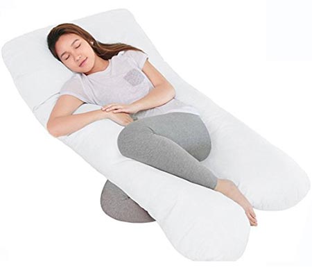 3.Queen Rose Full Body Pregnancy Pillow