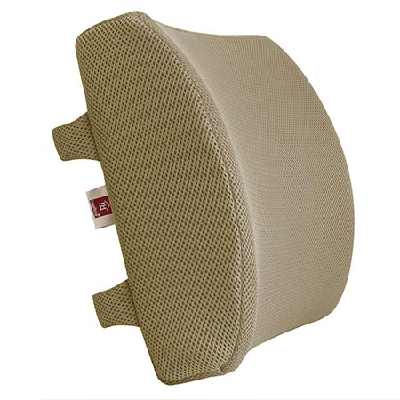 1. LoveHome Memory Foam Lumbar Support Back Cushion