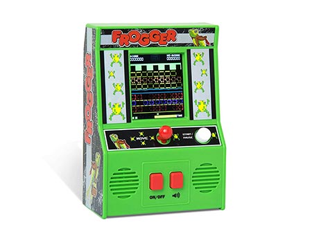 7. Basic Fun Arcade Classics - Frogger Retro Handheld Arcade Game