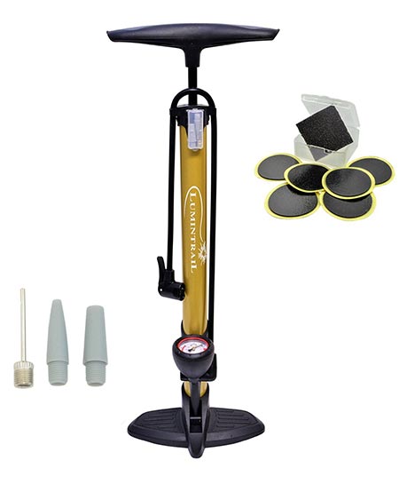 11.Lumintrail Bike Floor Pump