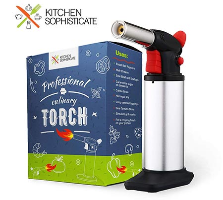 6. Kitchen Sophisticate Professional Culinary Torch