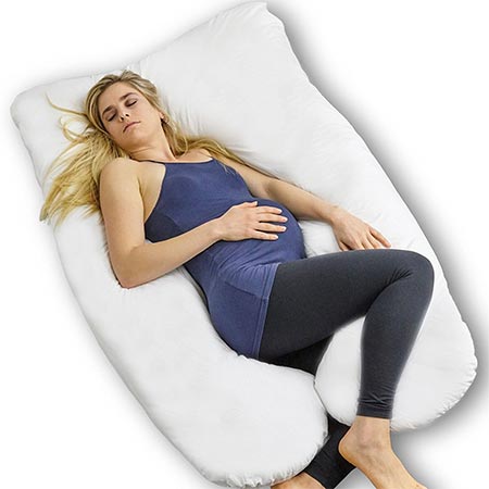10.NUVU BABY Full Body Pregnancy Pillow